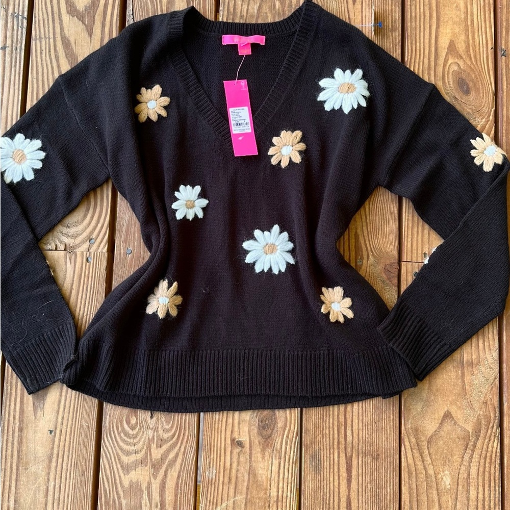 Nwt Lily Pulitzer Floral Sweater